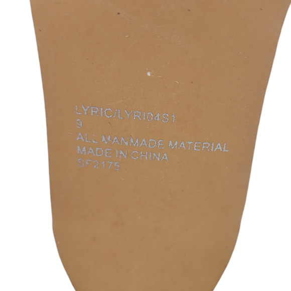 Steve Madden 9 Stilleto Heel Sandals Lyric Womens White Slip On Square Toe Mules - Picture 12 of 12